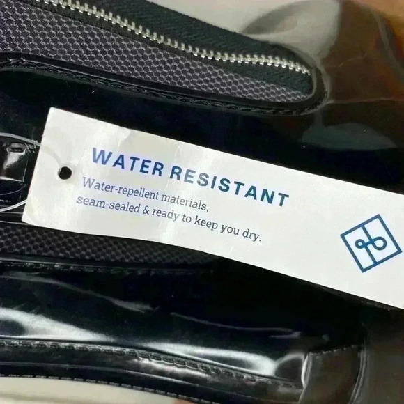 Call It Spring Black Shiny Vegan Boots Rain Womens Size 7 NWOT NEW - Picture 5 of 10